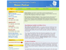 Tablet Screenshot of manavparivar.org